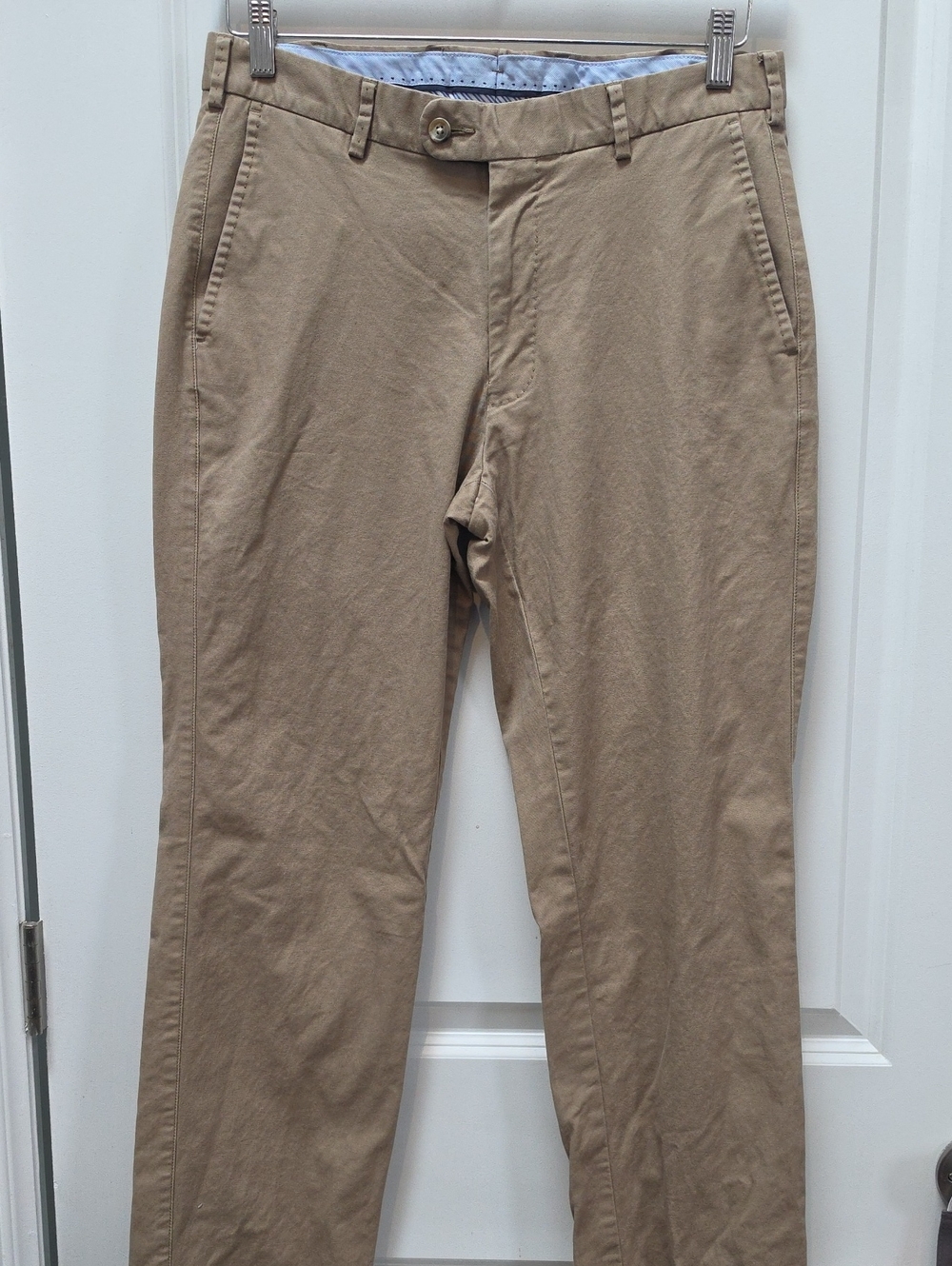 Peter Millar Khaki Straight-Leg Chinos in Tan